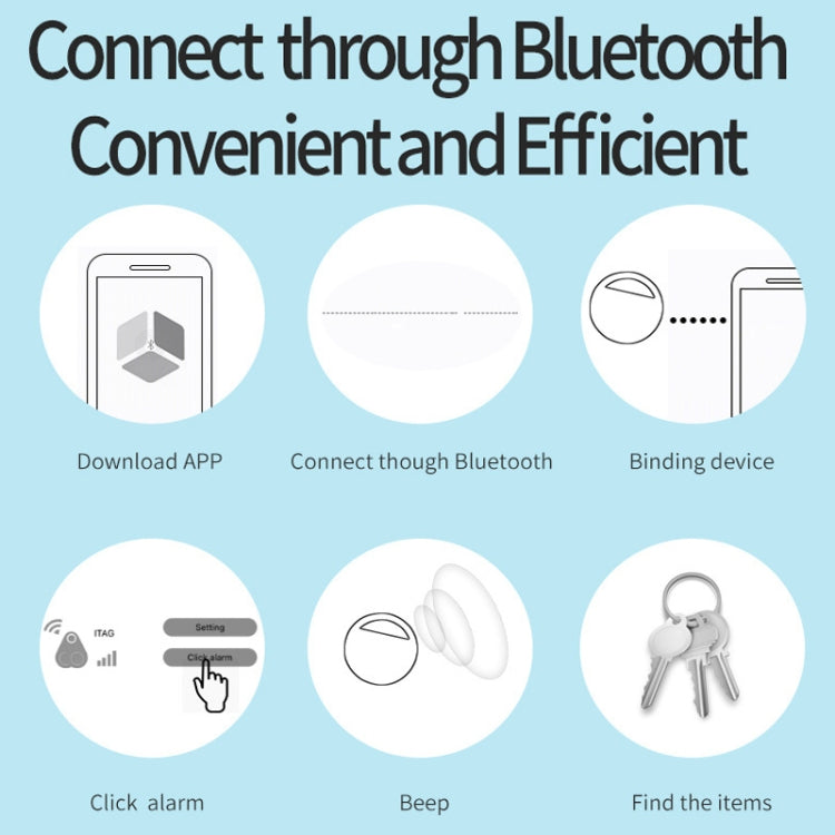 HYC-S9 2 PCS Round Bluetooth Object Finder Mobile Phone Tracking Locator Anti-Lost Two-Way Alarm, Black, White, Blue, Green, Pink, Red HYC-S9 2 PCS Round Bluetooth Object Finder Mobile Phone Tracking Locator Anti-Lost Two-Way Alarm, Black, White, Blue, Green, Pink, Red